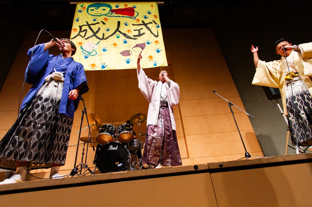 京都府城陽市・成人記念ライブの出張撮影