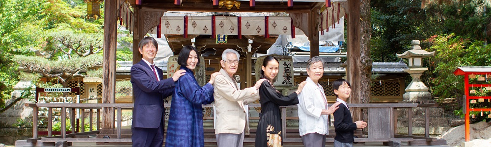 京都府城陽市で家族写真の出張撮影